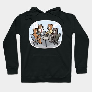 Office Animal Antics Hoodie